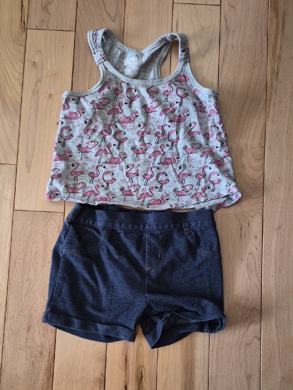 Girls Size 2/24m Monkey Bars Tank Top and Carter's Shorts